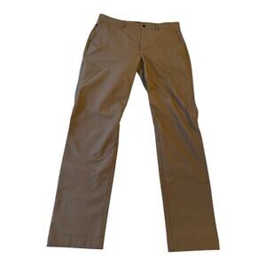 Banana Republic Dress Pants Mens 30x30 Gray Chino Athletic Slim Fit Work Golf